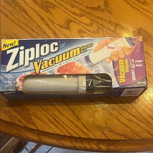 Ziploc Vacuum Starter Kit NIB